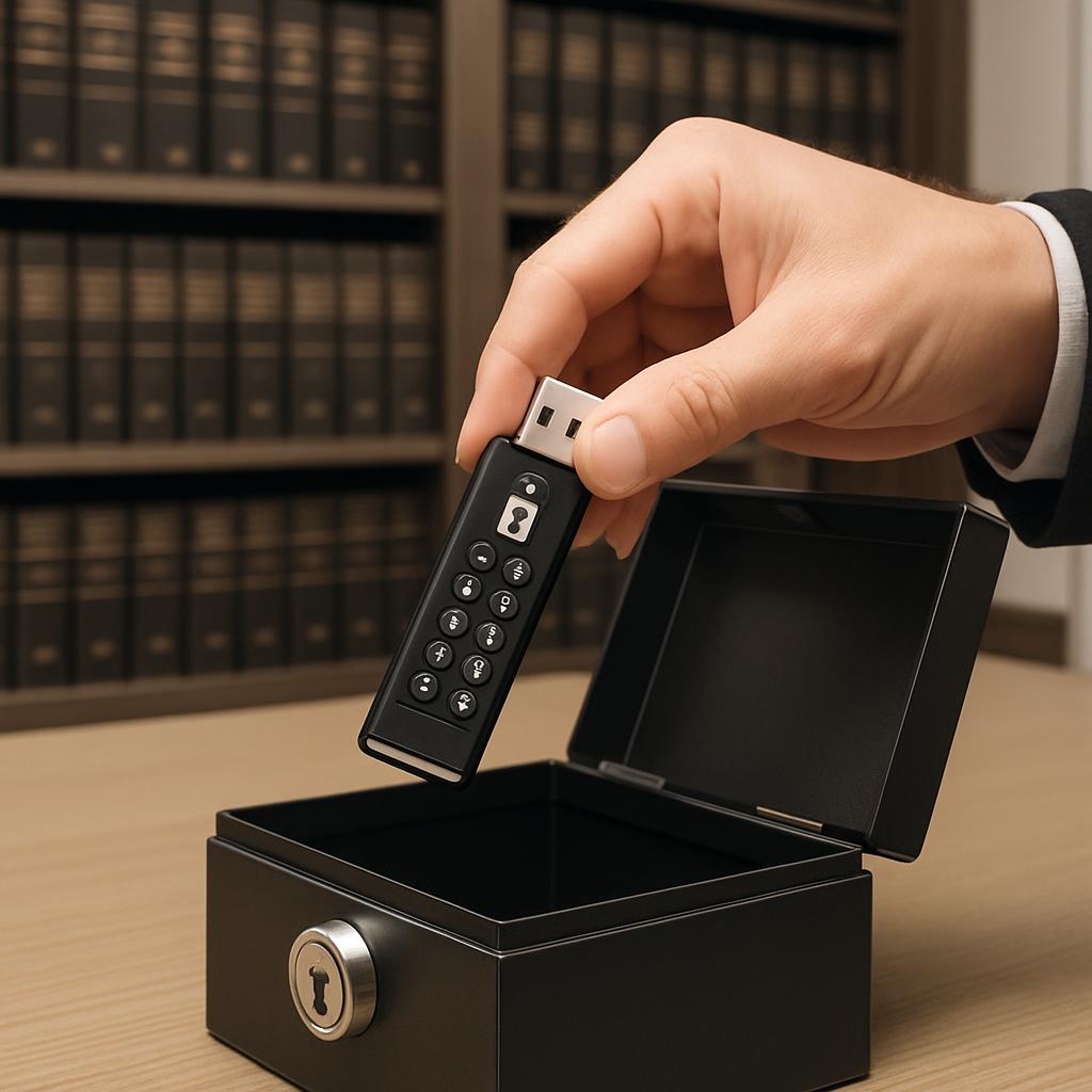 Following is the alt text description in Chinese for an image of a person inserting a device into a black box. An image of...